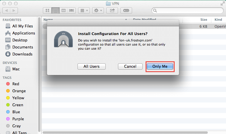 openvpn client mac download